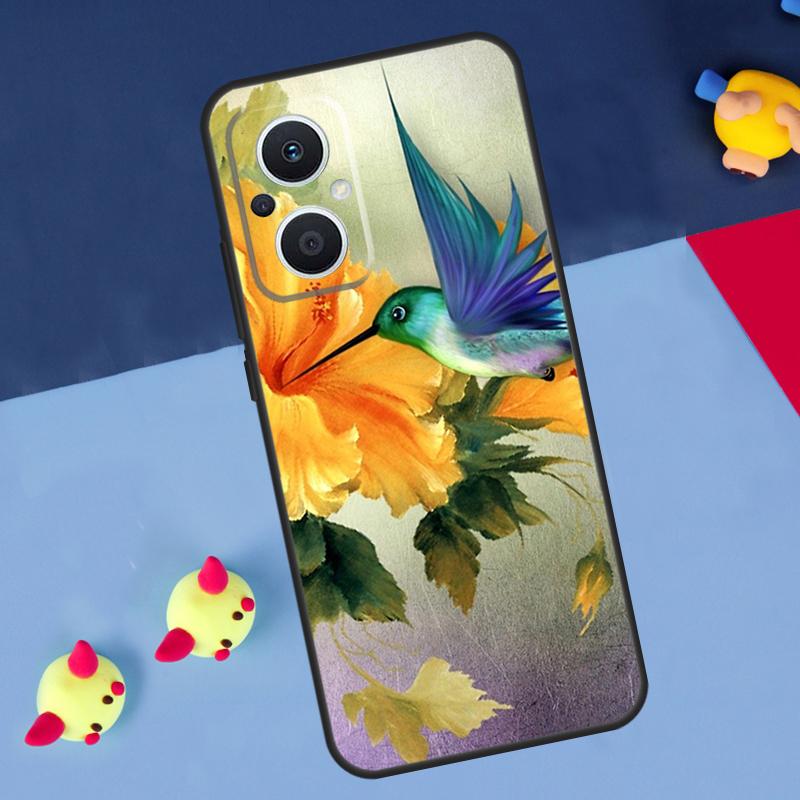 Колибри Для OPPO Reno 12F 13F 14F 11F 10 11 12 13 14 Pro 8T 7 8 Lite OPPO Find X9 X8 X6 X5 Pro Чехол