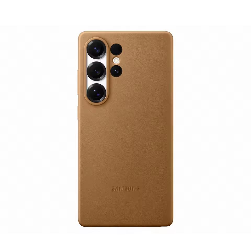 Samsung Galaxy S25 Ultra Kindsuit Leather Phone Case Soft Silky Touch Protective Leather Cover For Galaxy S25 Ultra