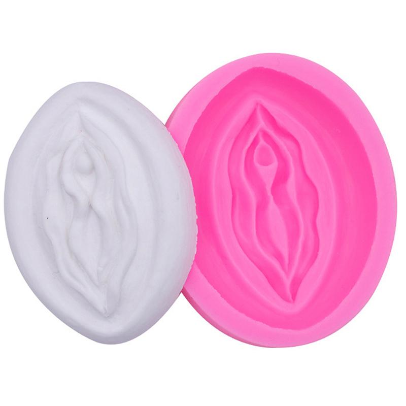 1 шт. женская форма влагалища силиконовая форма для торта, мыла, ремесла, изготовления свечей, декората