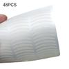 48Pcs/Sheet Double Eyelid Tapes Multiple Not Easy To Drop Fiber Daily Convenient Double Eyelid Tapes for Dating