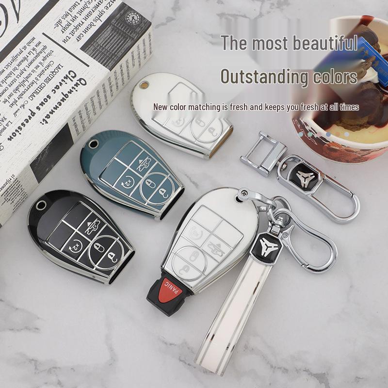 Универсальный чехол для ключа для Dodge, Jeep Grand Cherokee, Grand Voyager и Chrysler