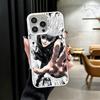 Аниме Годжо Сатору JUJUSU Мягкий чехол для телефона для iPhone 15 16 17 Pro Max 17Air 16E 14 Plus 13 12 Mini Ударопрочная задняя крышка