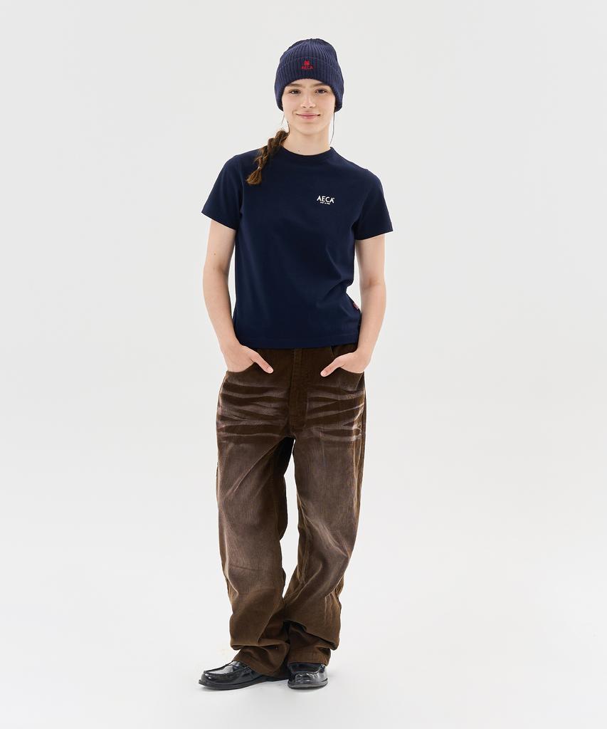 AECA Aeca Signature Tee-Charcoal