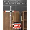 Multifunctional Combination T-Angle Ruler, Stylish Right Angle Ruler, Woodworking Multifunctional 2-in-1 Punching Positioning Ruler (Black and Red)