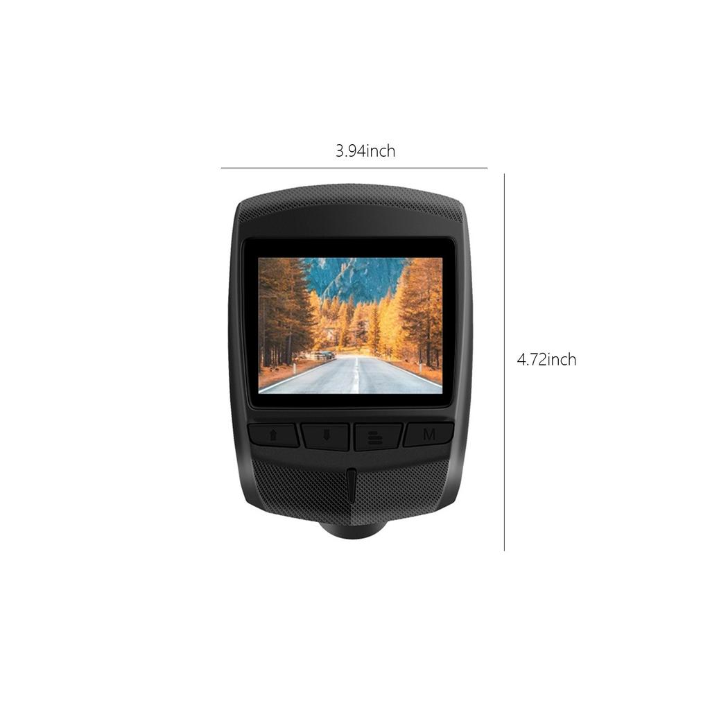 With Display Car Driving Recorder Single Lens HD Night Vision 140 Degree Panoramic 24-hour Monitoring Driving Recorder