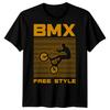 Мужская футболка BMX Фристайл Велоспорт Спортивный Райдер Графическая футболка