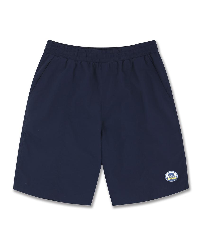 DOLPHIN WAVE APPAREL Силиконовая нашивка-дельфин Свободный крой Шорты из таслана Темно-синий