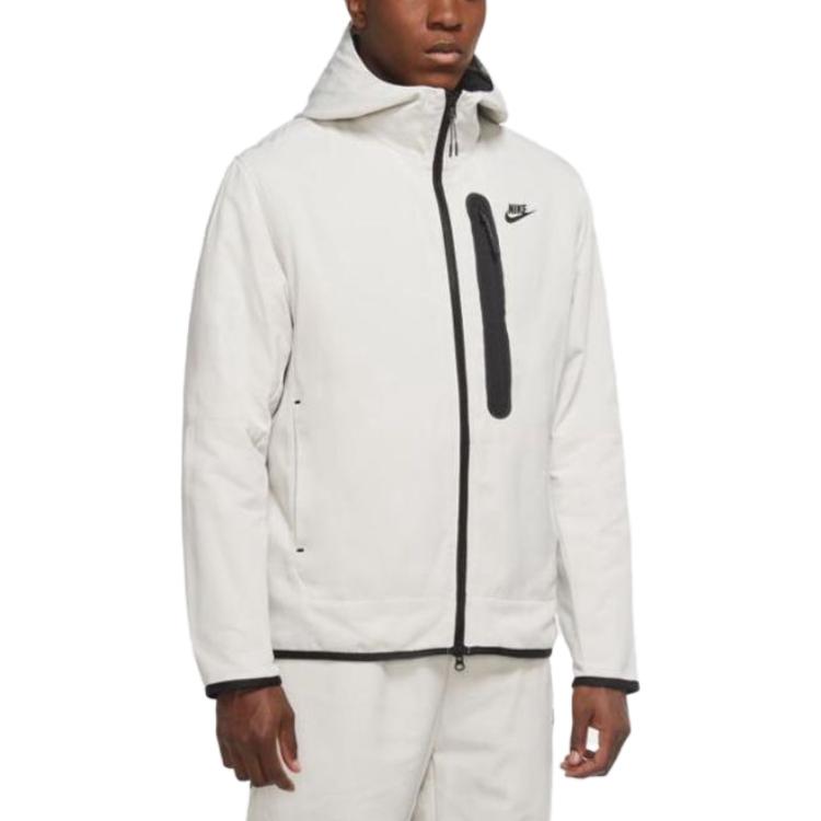 Nike Куртки Мужские Слоновая кость С капюшоном Умеренная Другое cu4486-072