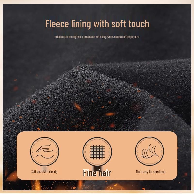 Мужские зимние термолеггинсы с флисовой подкладкой: Теплый, плотно прилегающий для осеннего/зимнего бега, тренировок, езды на велосипеде; Высокоэластичная компрессионная спортивная одежда.