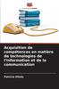 Книга Acquisition De Competences En Matiere De Technologies De L'information Et De La Communication