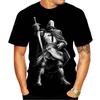 Knights Templar 3D Print T Shirt Knights Templar Fashion Casual T-Shirts Men Women Hip Hop Harajuku Streetwear T Shirt Tee Tops