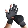 Sunscreen Stretch Two Half Fingers Sun Protection Anti-Slip Fishing Gloves Driving Biking Mittens