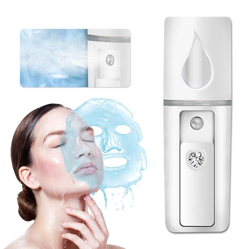 Nano Facial Steamer Facial Mister Portable Face Mister Cool Nano Mist Sprayer for Face Hydrating Sprayer Mini Handy Face Mister