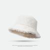 Winter Solid Color Plush Bucket Hat