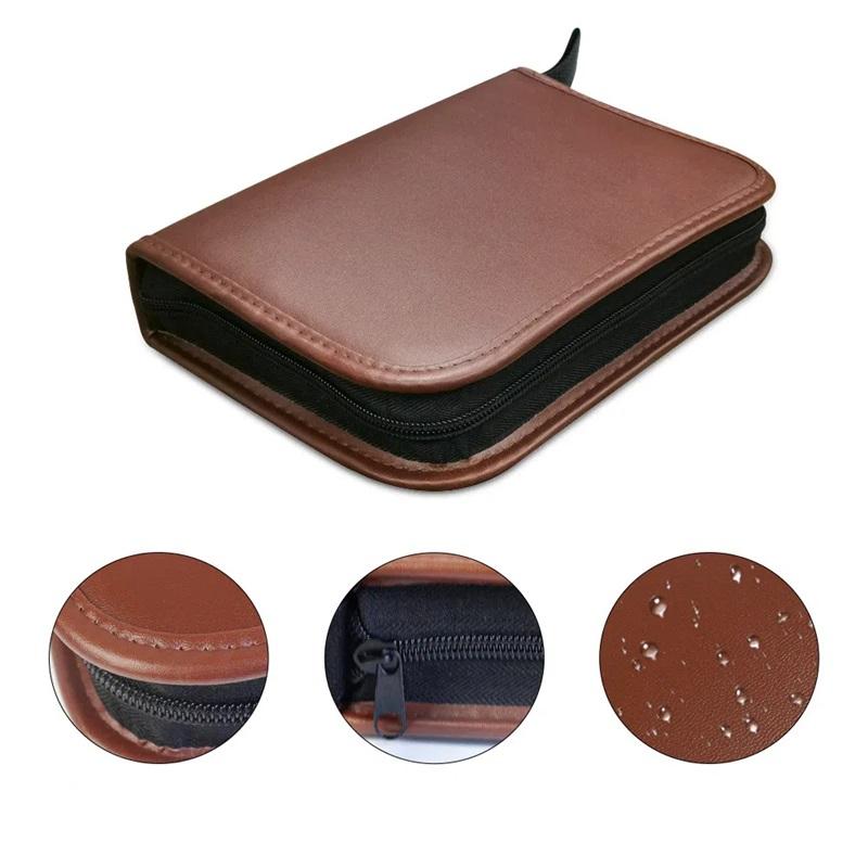 Сумка для гольф-инструментов Многофункциональная сумка для гольф-аксессуаров Портативная Вместительная Сумка из кожи для гольф-оборудования и аксессуаров