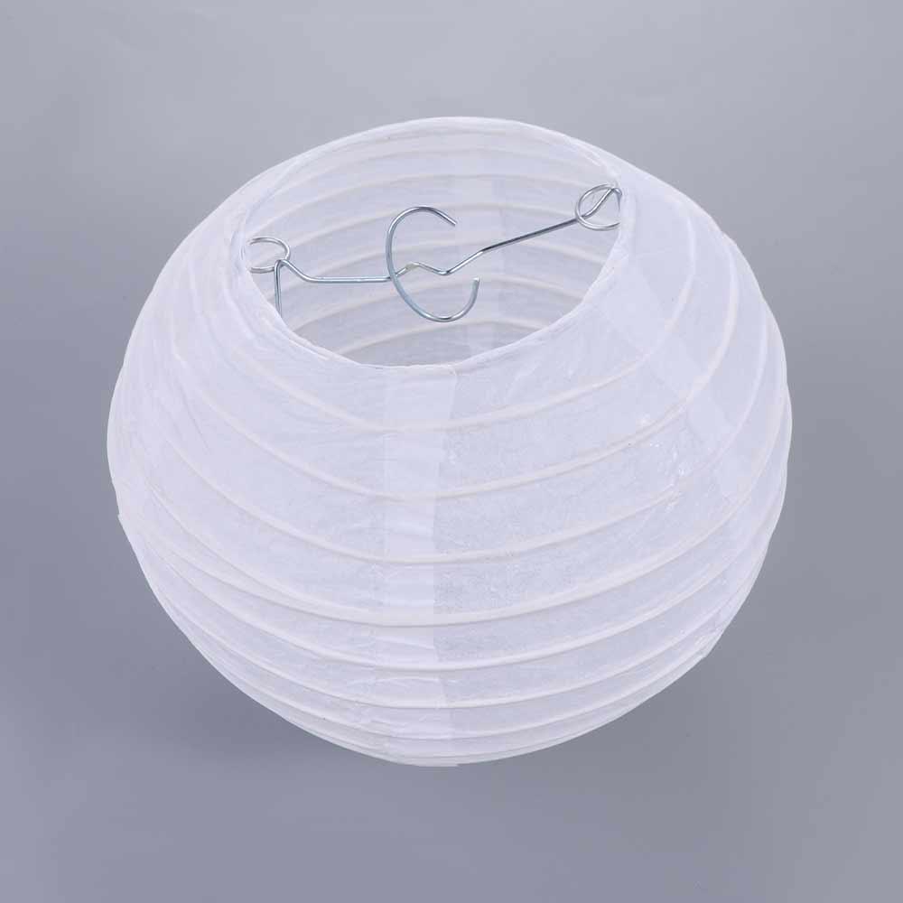 Mid Autumn 10/15/20/25/30/35/40cm Round White Lantern Paper Lantern Paper Lamp Hanging Lantern Ball