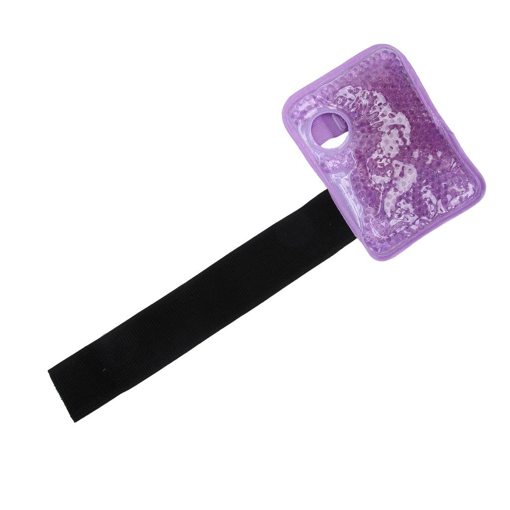 Пакет со льдом для запястья Многоразовый гель для горячей и холодной терапии Облегчение боли при травмах Артрит Фиолетовый