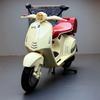 1:12 Vespa 946 Alloy Classic Leisure Motorcycle Model Diecasts Metal Street Retro Motorcycle Model Sound and Light Kids Toy Gift
