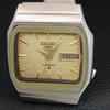 ОРИГИНАЛЬНЫЕ ВИНТАЖНЫЕ МУЖСКИЕ АВТОМАТИЧЕСКИЕ ЧАСЫ SEIKO 5 ЯПОНИЯ ЗОЛОТИСТЫЙ ЦВЕТ ЦИФЕРБЛАТ a709193-1
