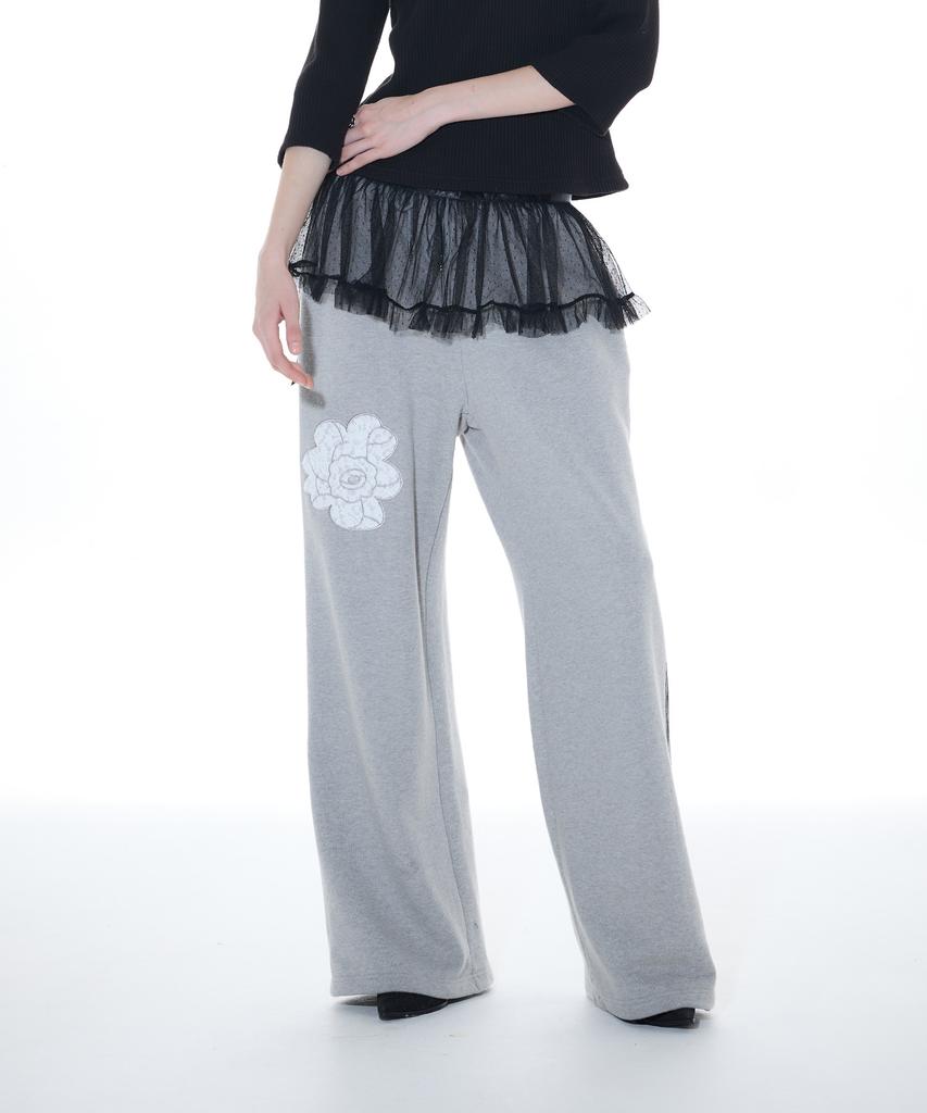 LARTIGENT L14 Розовые спортивные штаны (Серый)