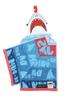 Marushin JAWS Dress Towel, W20 x H42cm (excluding loop), Jaws Blue, 100% Cotton, 4985001900
