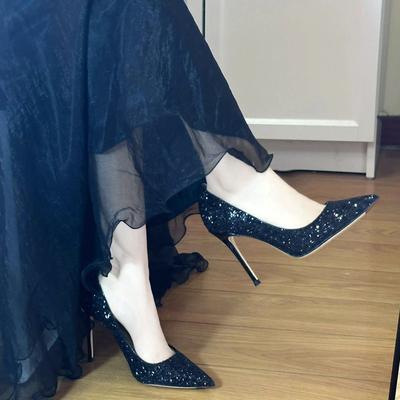 2025 весна и осень новые свадебные серебряные туфли на высоком каблуке со шпильками и кристаллами свадебное платье модные одинарные туфли свадебные туфли невесты женская обувь