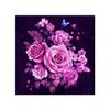 DIY Rose Butterfly Stitch Color Flower Needlework 5D Resin Diamonds Embroidery Painting Picture