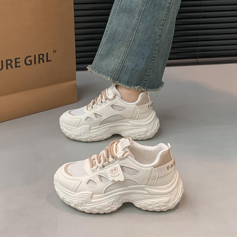 Модные дизайнерские кроссовки на массивной подошве CRLAYDK для женщин, шнуровка, платформа, обувь для ходьбы, женская модная повседневная спортивная обувь для бега, сетчатые теннисные кроссовки