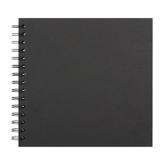 7-Inch Scrapbook Photo Album 40 Pages Twin-wire Binding DIY Hard Cover Spiral Wedding Travel Baby Shower Children