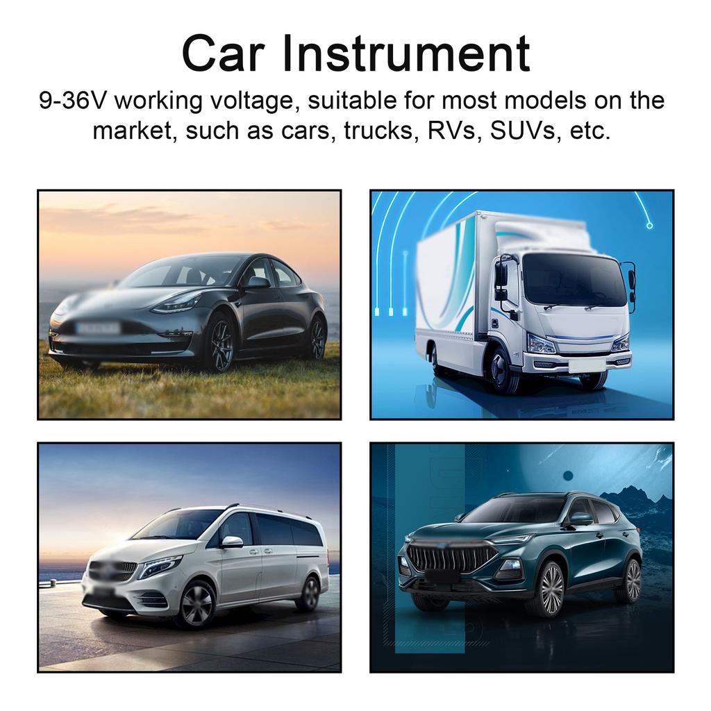 3 в 1 Автомобильный ЖК-метр Цифровой Датчик Давления Масла Напряжения Температуры Воды Универсальный Прибор 9 36В для Легкового Автомобиля Грузовика Внедорожника