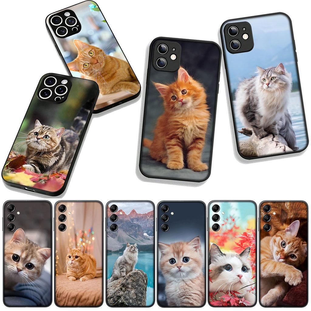 Чехол для Motorola Moto G04 G13 G14 G22 G23 G20 G32 G34 G35 G64 G82 G84 G53 G60 G72 E14 E15 E13 E22 E20 Чехол для телефона Котёнок Кошка