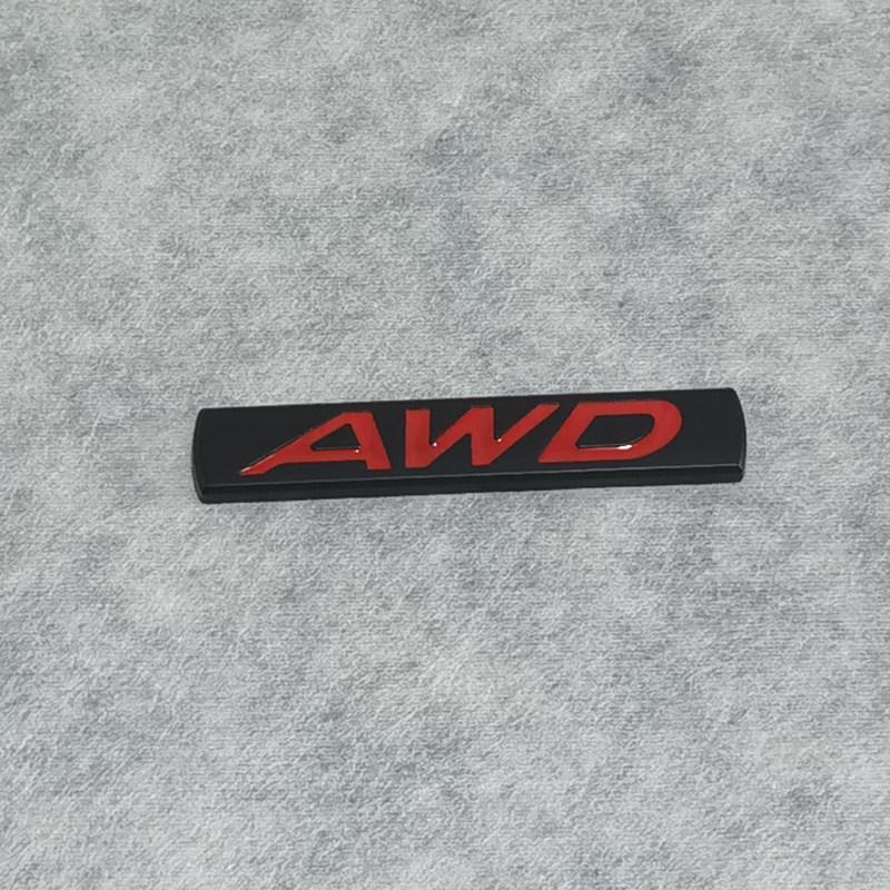 New Car Styling 3D AWD 2.0 2.5 Skyactive Metal Chrome Zinc Alloy Emblem Car Body Badge Sticker for Mazda 3 CX-3 CX-5 RX-8 RX-5 QW1