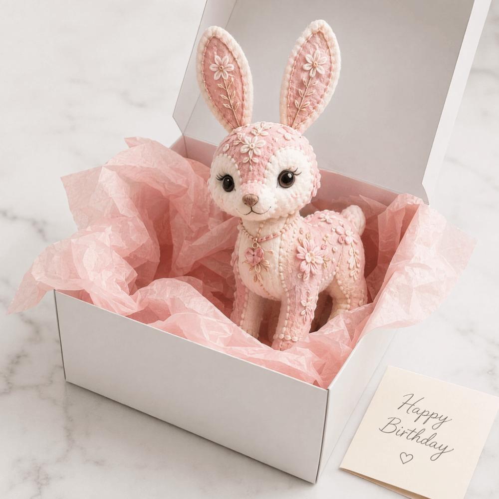 Creative Design Animal Patchwork Set Floral Fabrics Animal Toy Craft  For Adult Beginners