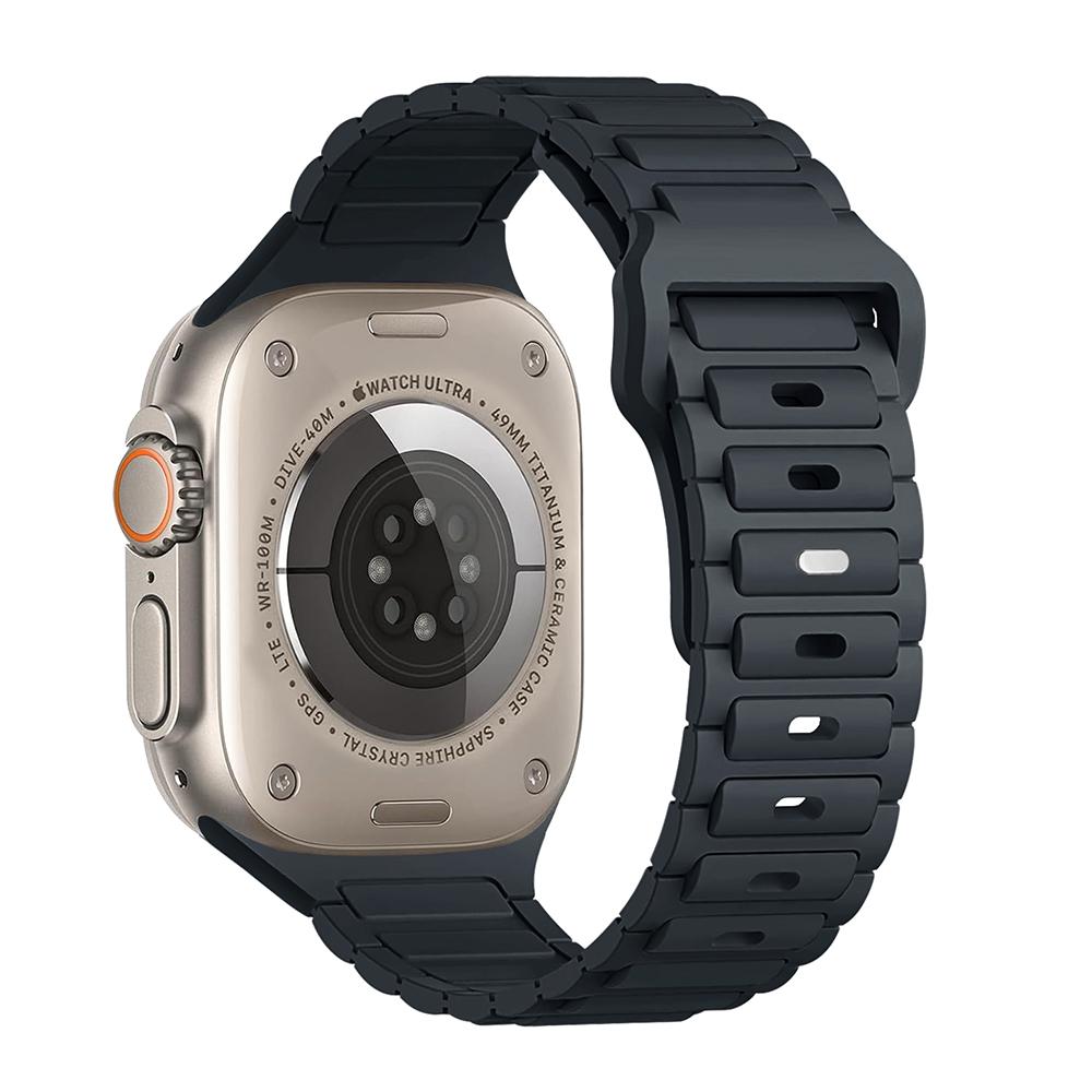 Новый оригинальный силиконовый ремешок для Apple Watch Ultra 49 мм спортивный браслет iWatch Series 9 8 7 45 мм 41 мм 6 5 4 3 SE2 44 мм 40 мм Band