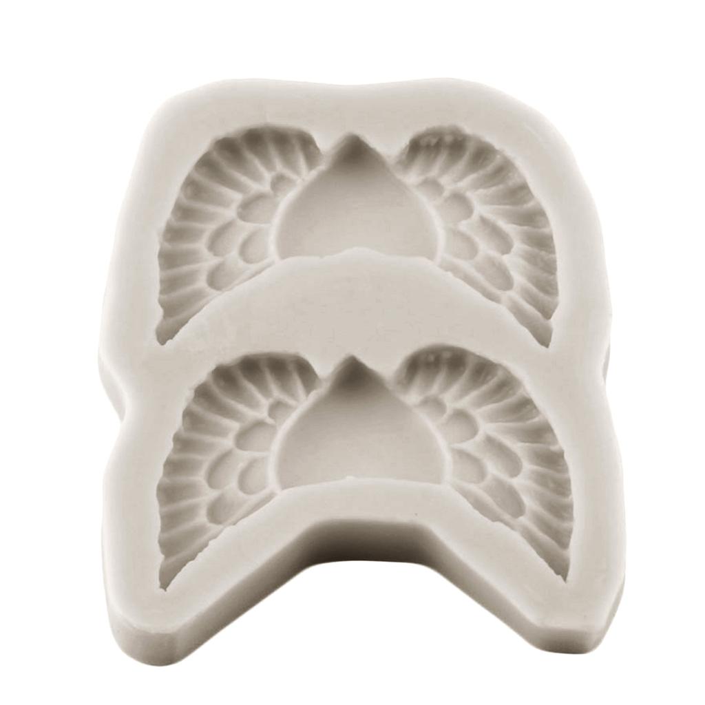 Крылья ангела, силиконовые формы для помадки для украшения торта, топпер для кексов, конфеты, шоколадная жвачка, паста, формы из полимерной глины