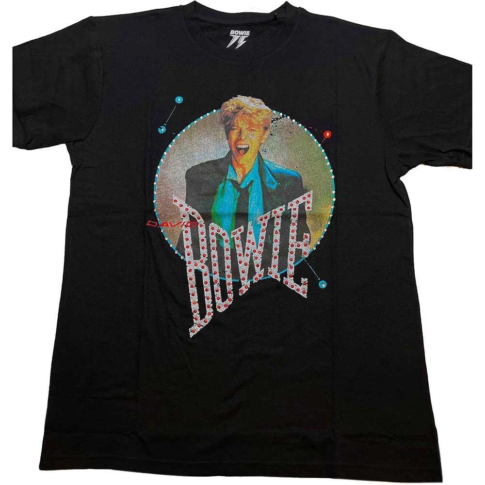 Men's David Bowie Vintage '83 T-shirt X-Large Black