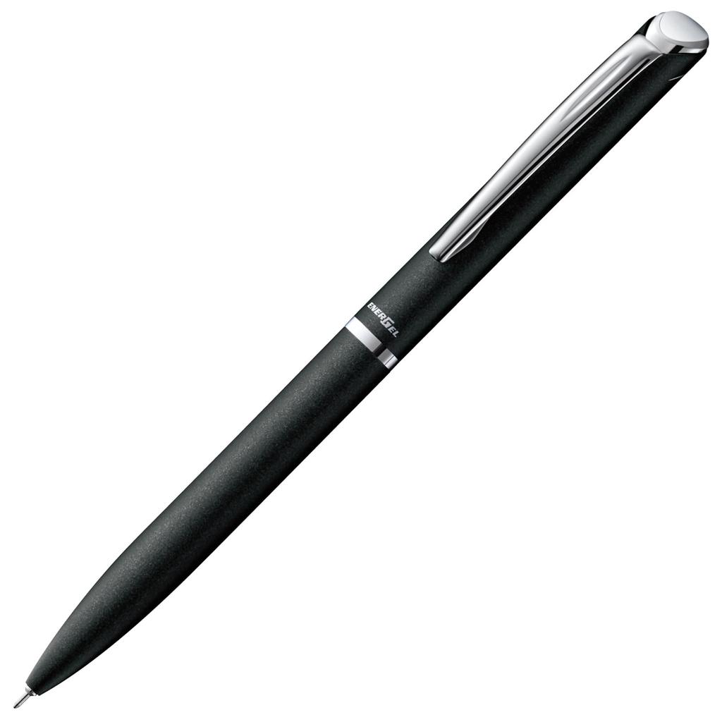 Ручка-роллер Pentel EnerGel Philography с гелевыми чернилами, черная, BLN2005A, 0,5 мм, корпус, (черный)
