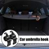 Car Umbrella Hook 2 Pieces Vehicle Bag Hanger High Load-Bearing Umbrella Hook for Van RV Automotive Road Trip Camping Travel