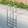 Pool Ladder 54 x 38 x 184.5 cm Stainless Steel 304