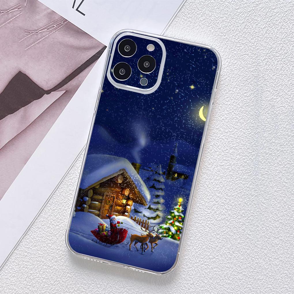 Merry Christmas Tree Deer Santa Claus Snow for Motorola Moto G13 G14 G53 G54 G62 G72 G82 G84 E13 E20 G42 G32 G23 G22 Phone Case