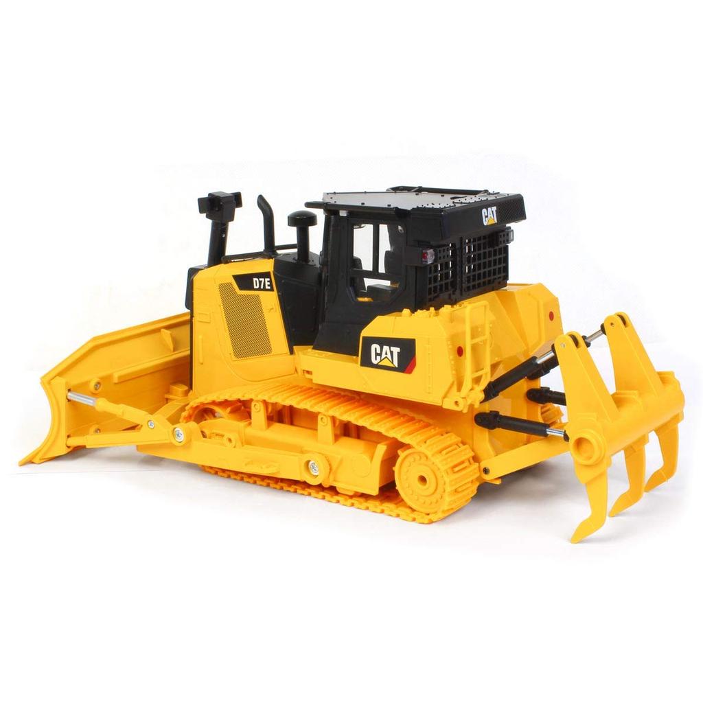Diecast Master Scale Electric RC Construction Machinery Caterpillar CAT D7E Bulldozer with Light Sound Gimmick 1/24 Series &