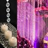 Xmas Clear Romantic Party Wedding Diy Curtain Bead 33ft Garland Strand Acrylic