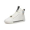 Anta Snoopy X Canvas High-Top Sneakers Women Sneakers White Black 922138604-3