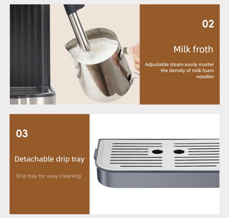 Итальянская полуавтоматическая кофемашина с умным сенсорным экраном и высоконапорной экстракцией