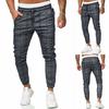 Ramidos Men's Long Casual Sport Pants Slim Fit Plaid Trousers Running Joggers Sweatpants