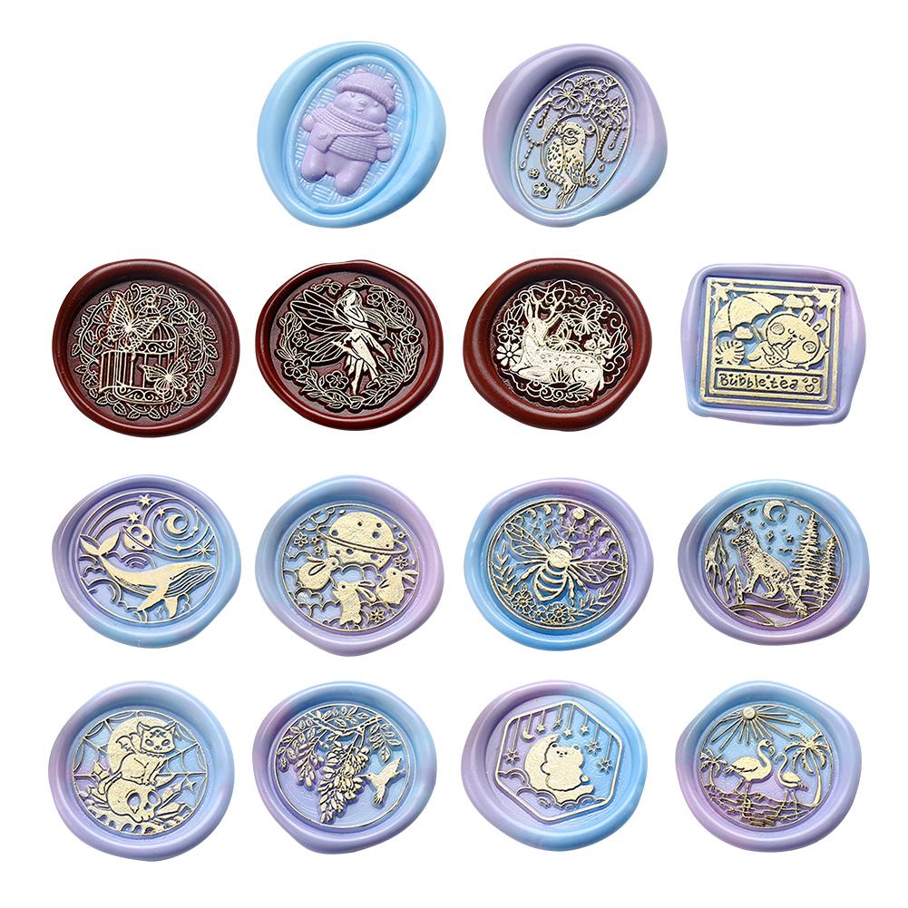 Великобритания, медная головка специальной формы, классическая винтажная восковая головка для штампа для подарка, скрапбукинга