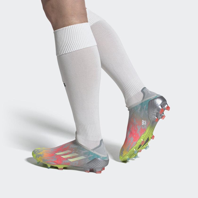 Adidas X Speedflow+ FG Numbersup Unisex Sneakers Multi-Color Clear-Onix Cloud-White FY3341