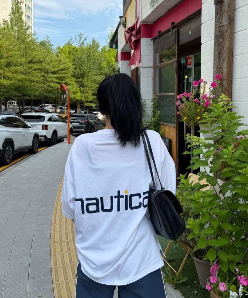 Классическая футболка NAUTICA с надписью (4 цвета) Nts5616