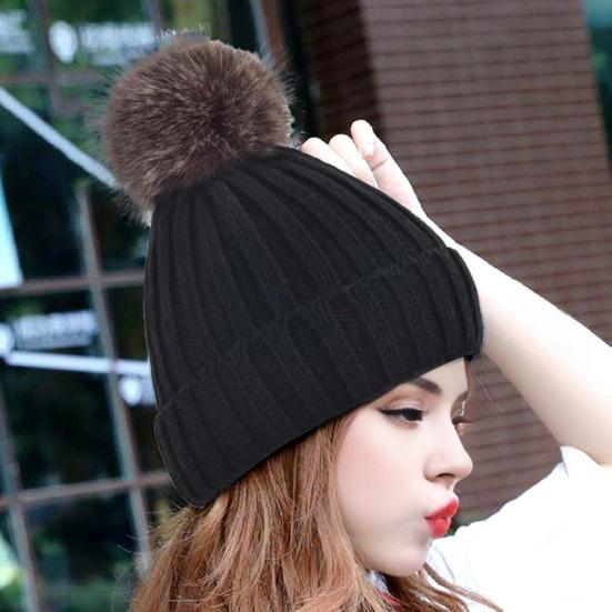 3 Pcs/Set Unisex Winter Beanie Scarf Gloves Set Thick Knitted Warm Cap Gloves