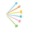 20Pcs/Set Cute Animal Food Toothpicks Cartoon Toothpicks Bento Fruit Forks